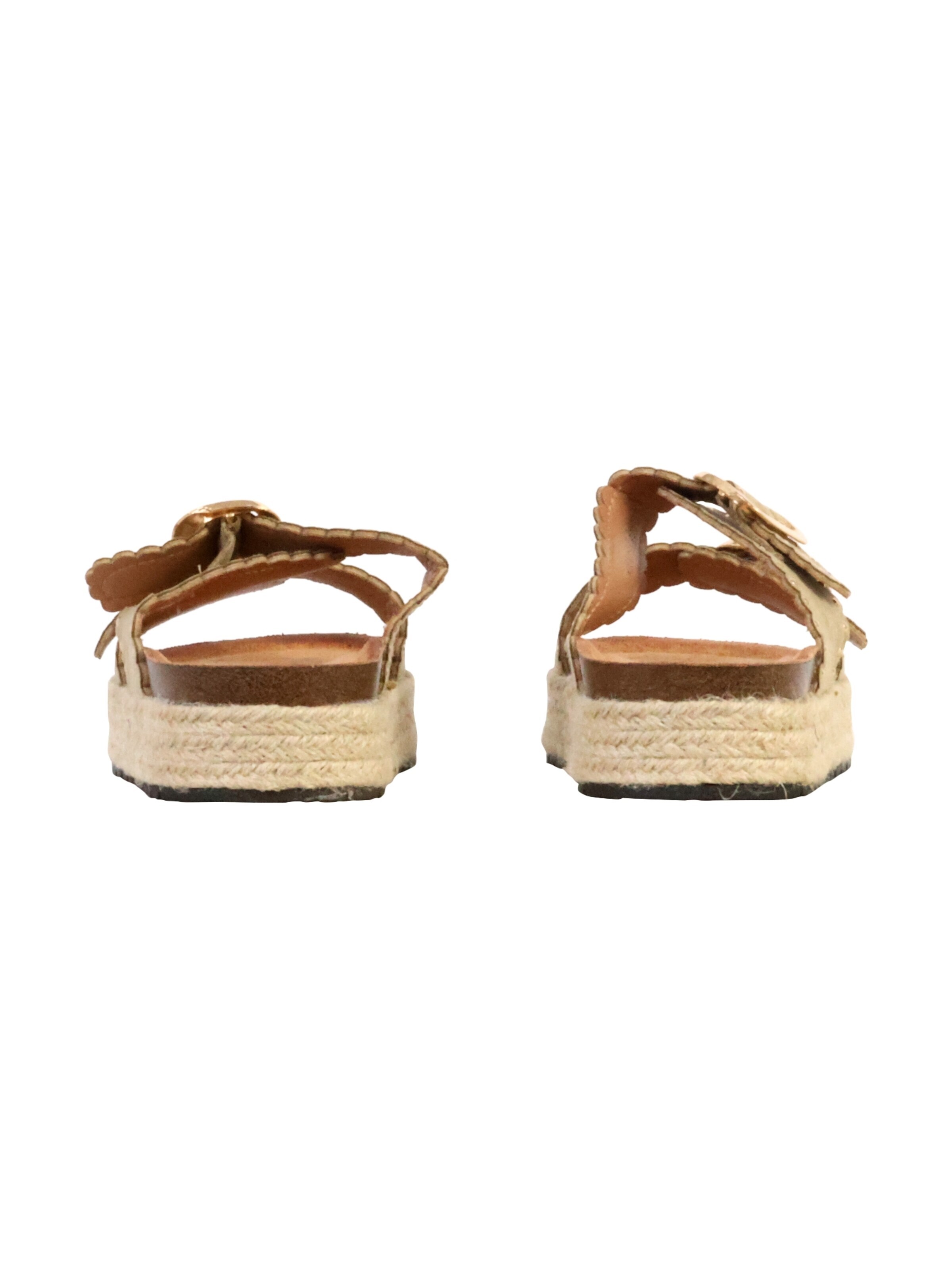 Sandalo 'Joalice-Sandalen zum Hineinschlüpfen' di Super Mode in verde