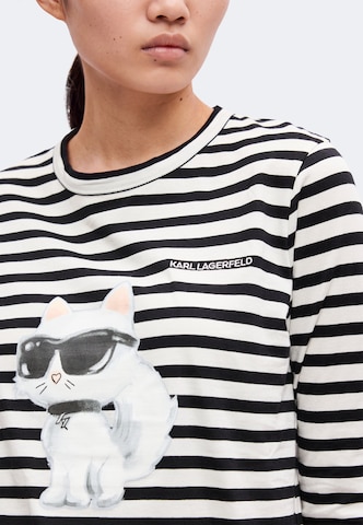 Karl Lagerfeld Tričko 'Ikon' – černá