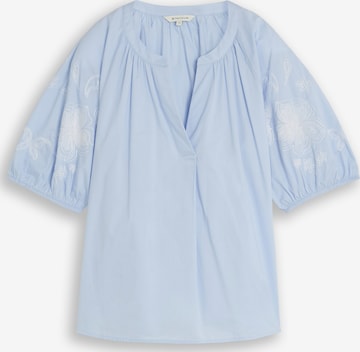 TOM TAILOR Bluza | modra barva: sprednja stran