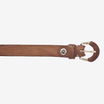 Ceinture 'Charleen' b.belt Handmade in Germany en marron