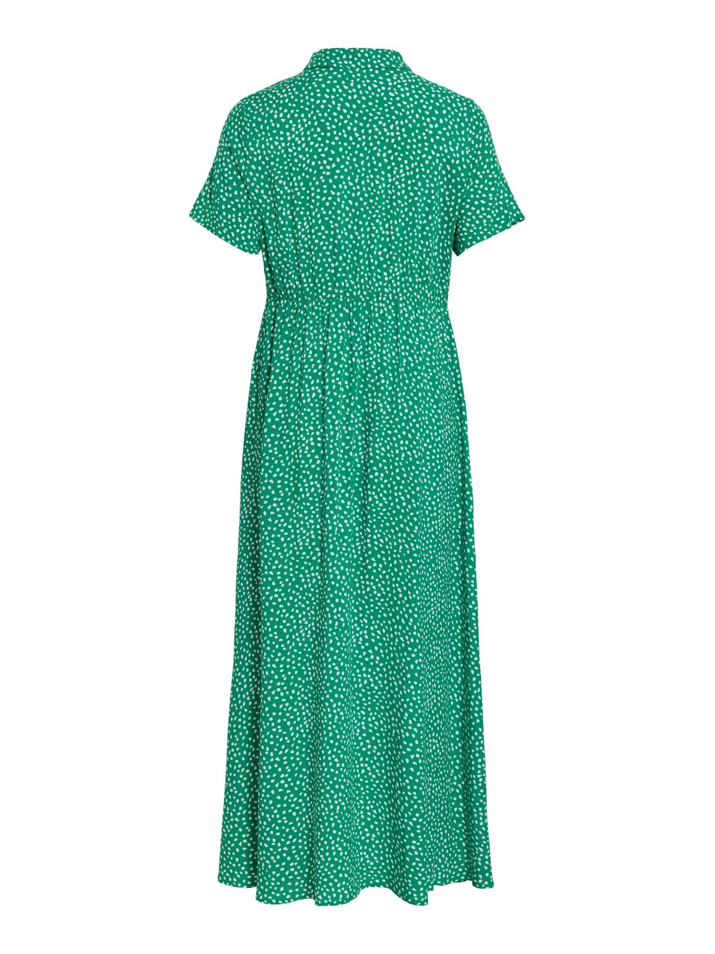 VILA Shirt dress in Green