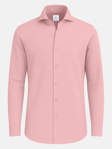 Vercate Slim Fit Businesshemd 'No. 19' in Pink: Vorderseite