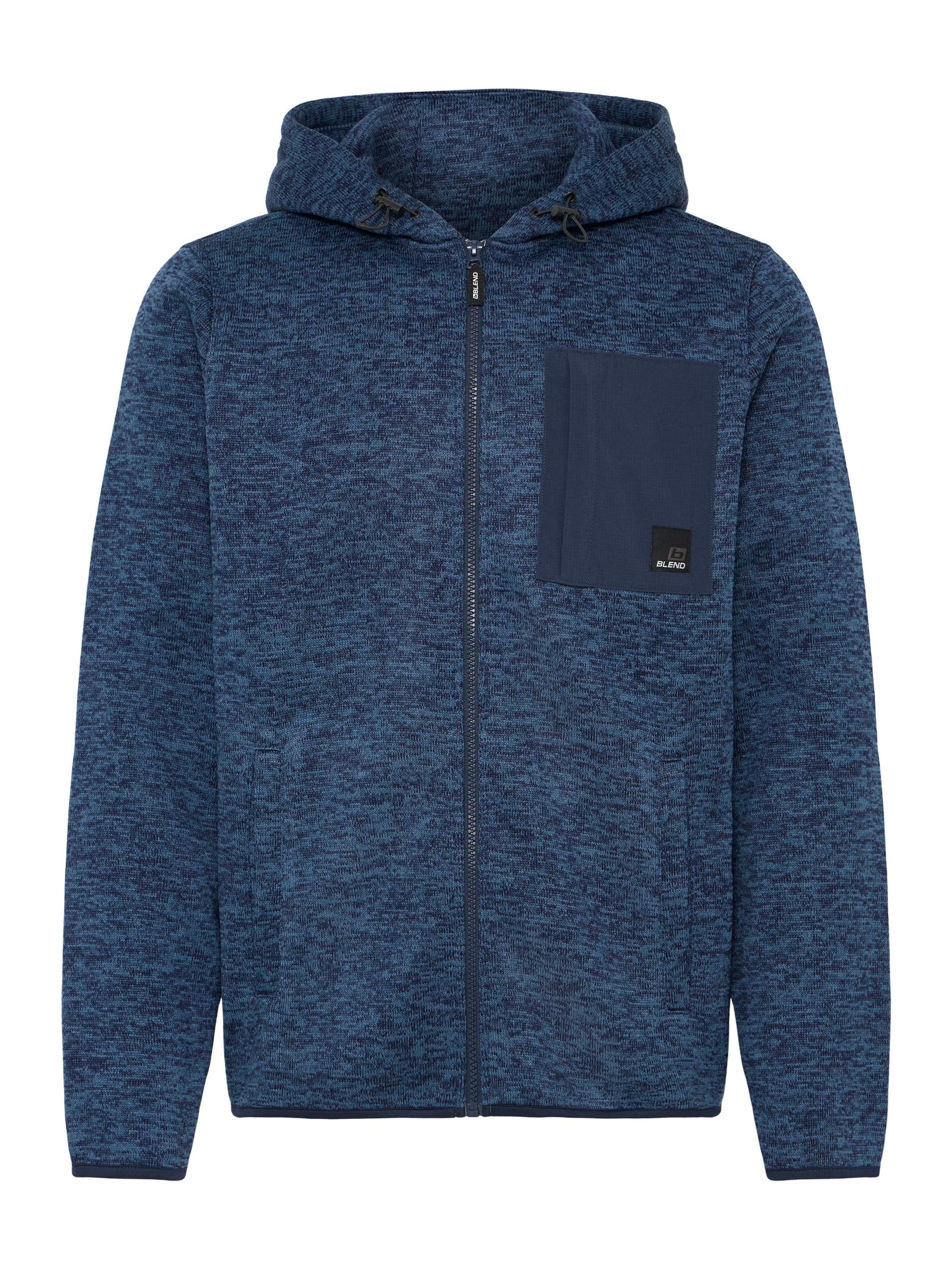 BLEND - Chaqueta polar ' BHMMelfex ' en azul: frente