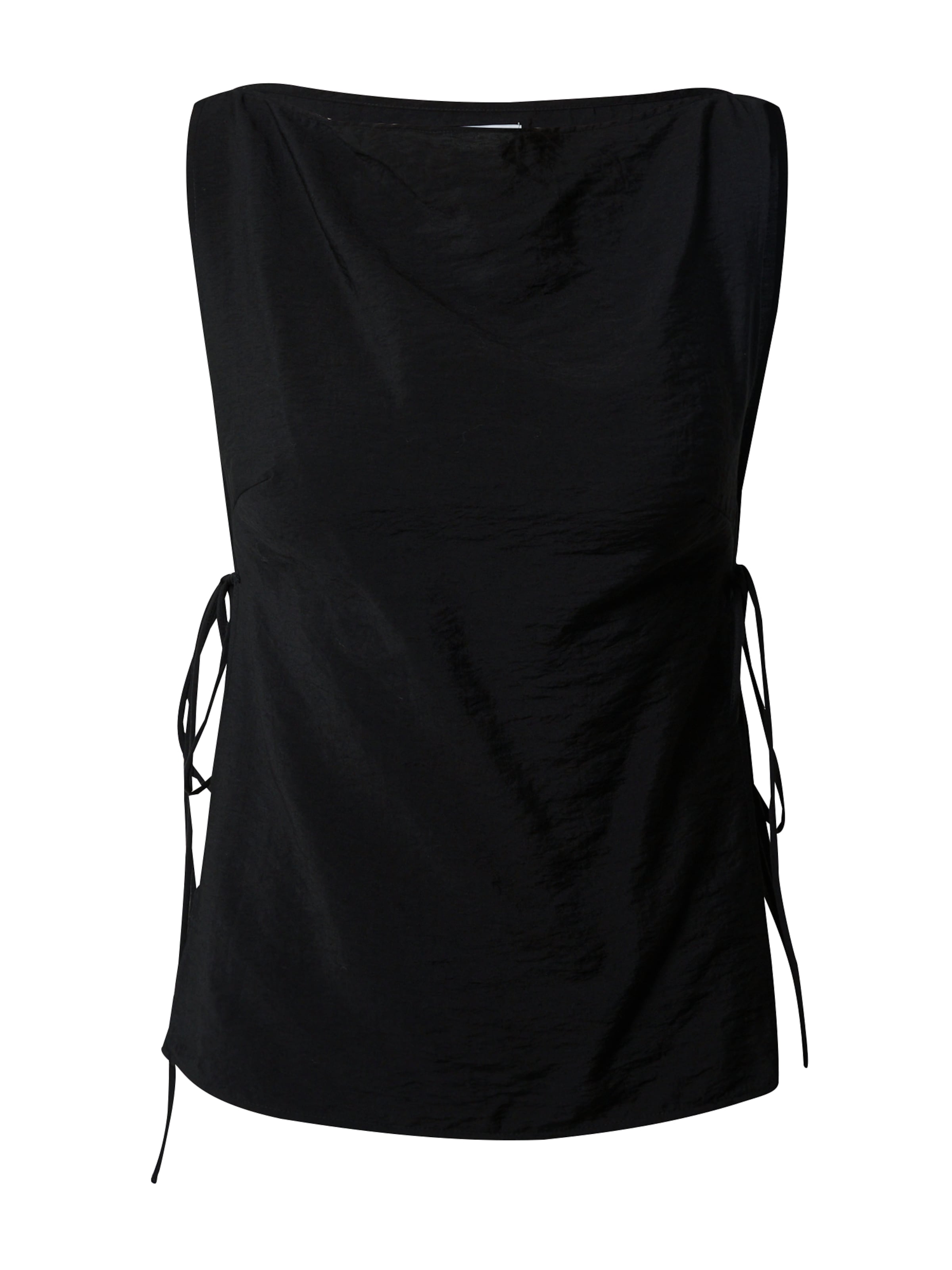 Haut 'Cintia' WEEKDAY en noir : devant