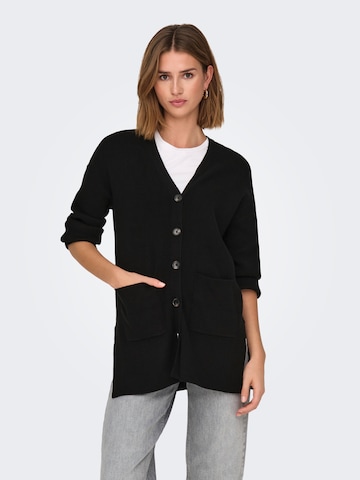 ONLY Knit Cardigan 'ONLKatia' in Black: front