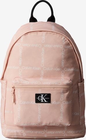 Calvin Klein Jeans Рюкзак в Ярко-розовый: спереди