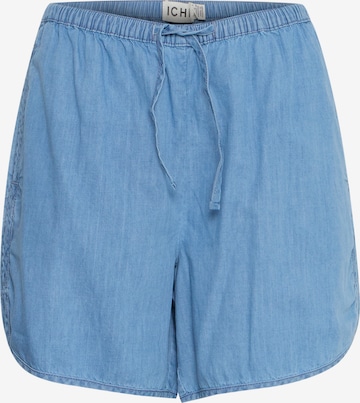 Regular Pantaloni 'IHBARCY' de la ICHI pe albastru: față