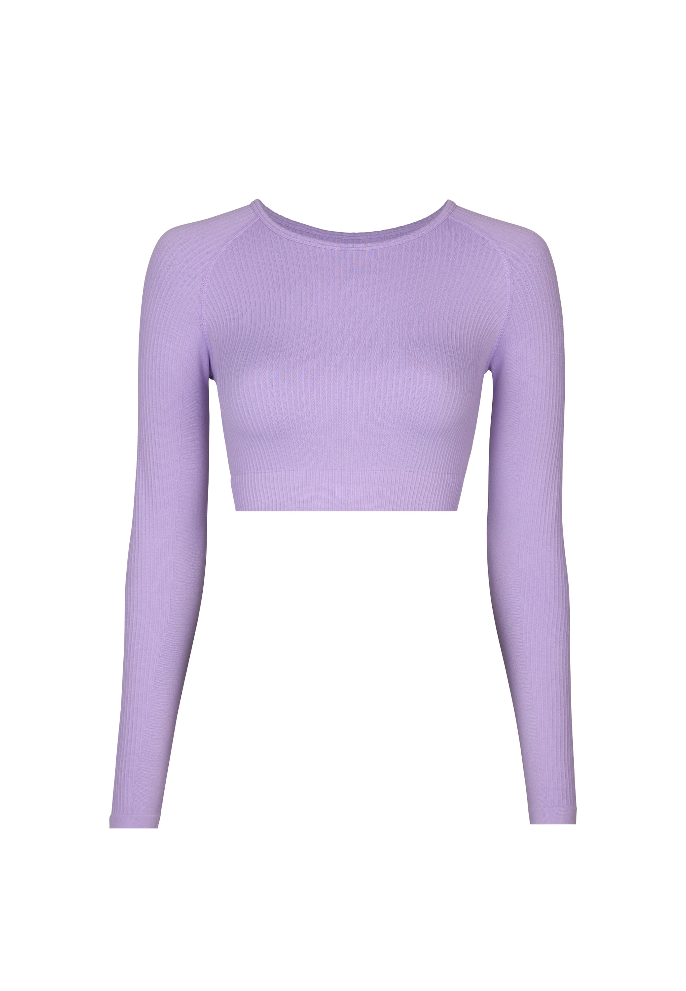 SNOCKS Λειτουργικό μπλουζάκι 'Seamless' σε λιλά: μπροστά