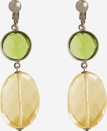 Gemshine Earrings in Gold: front