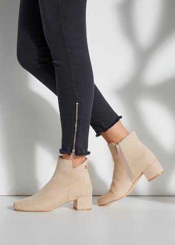 LASCANA Stiefelette in Beige