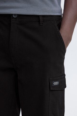 BLEND Regular Cargo Pants in Black