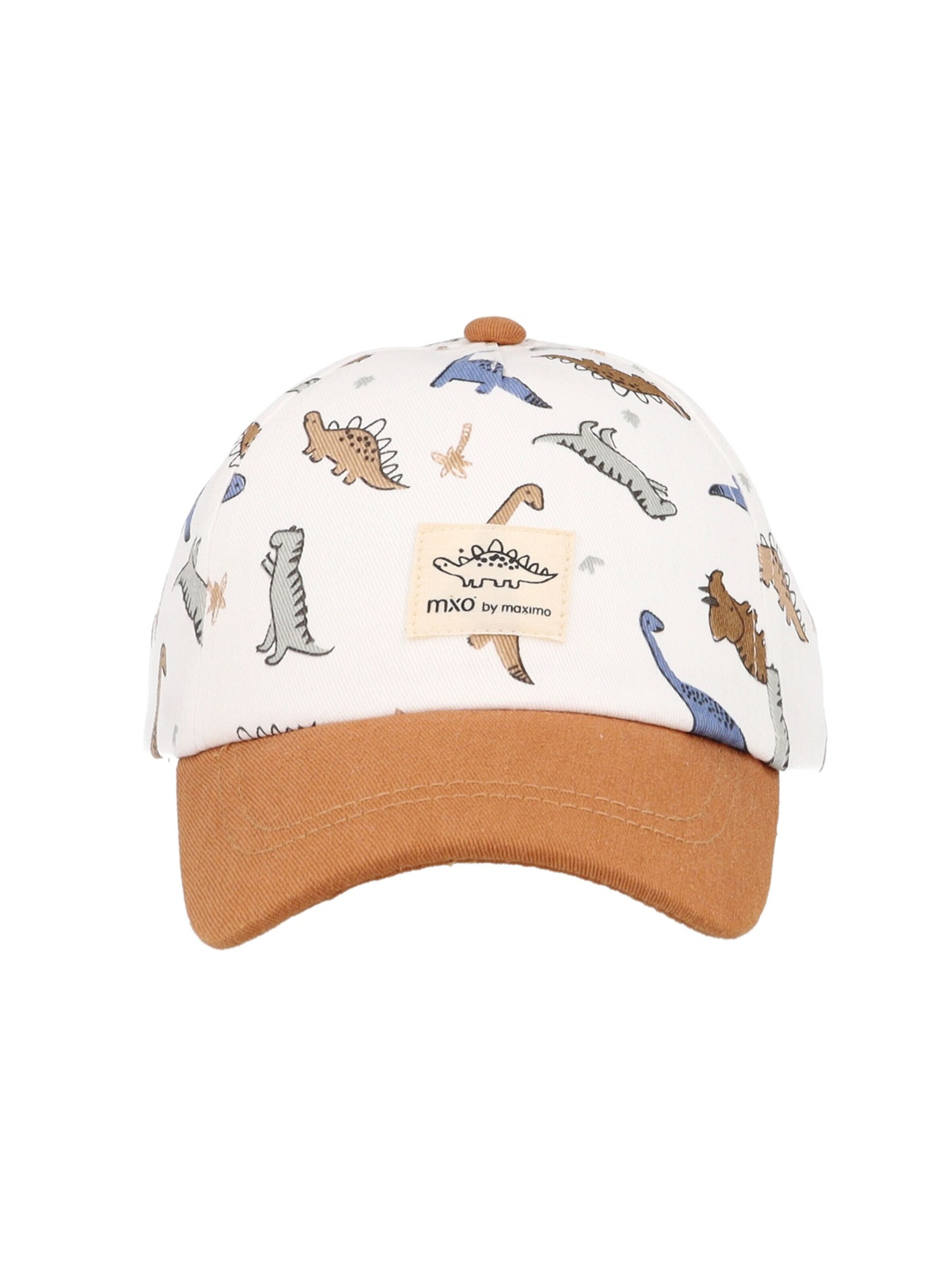 MAXIMO Hat 'MINI BOY-Cap, Dino Klettverschluß' in White