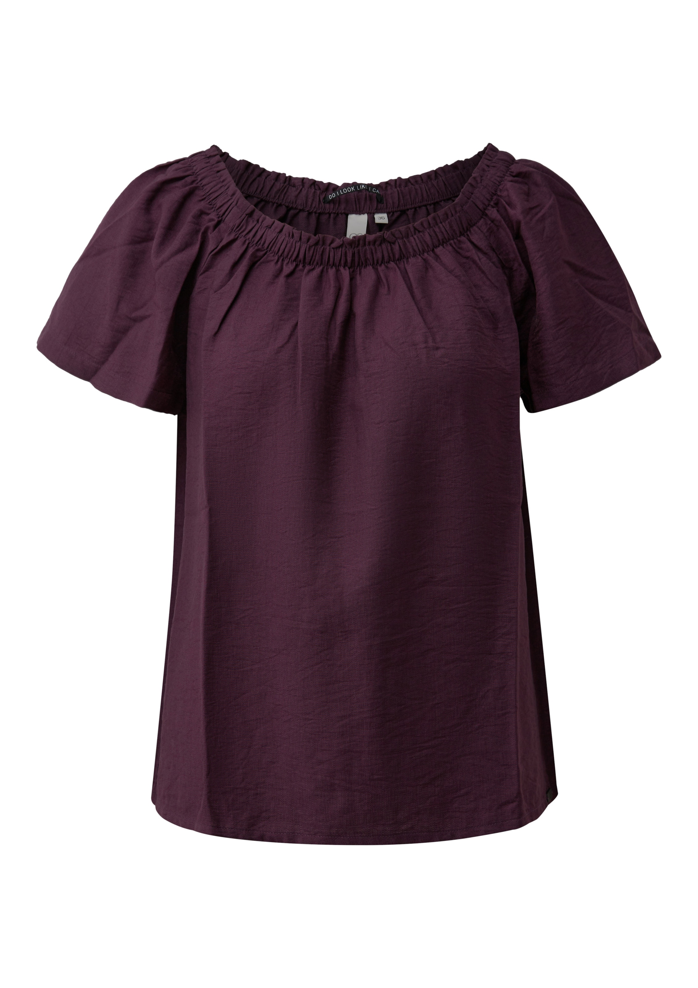 QS Blouse in Purple: front