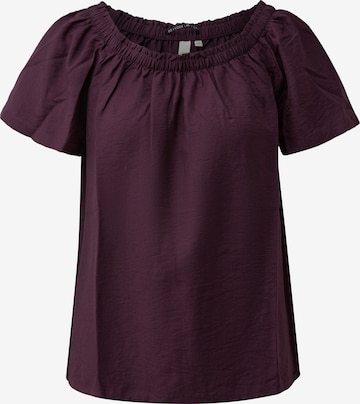 QS Blouse in Purple: front