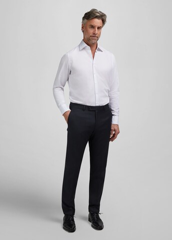 HECHTER PARIS Regular Fit Langarmhemd in Weiß