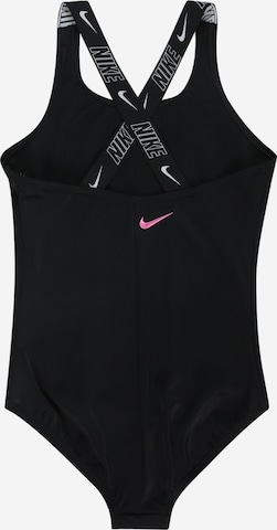 Nike Swim Športna kopalna moda | črna barva