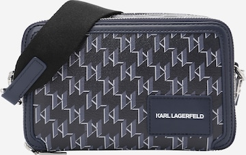 mėlyna Karl Lagerfeld Rankinė su ilgu dirželiu 'VOYAGE': priekis