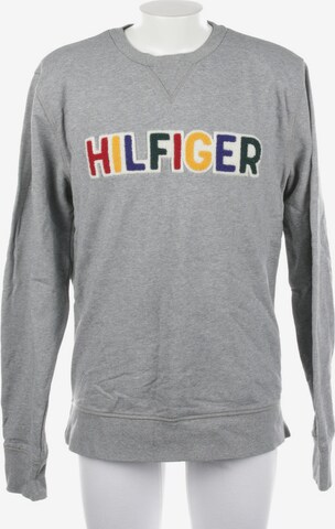 TOMMY HILFIGER Sweatshirt & Zip-Up Hoodie in XL in Grey: front