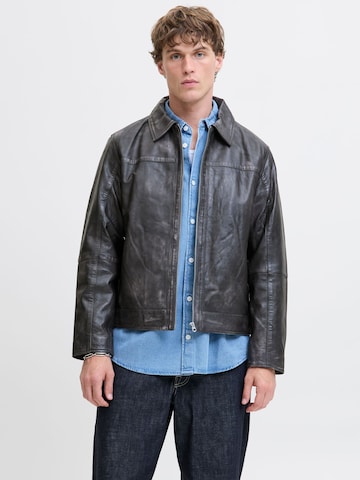 Giacca di mezza stagione di JACK & JONES in nero: frontale