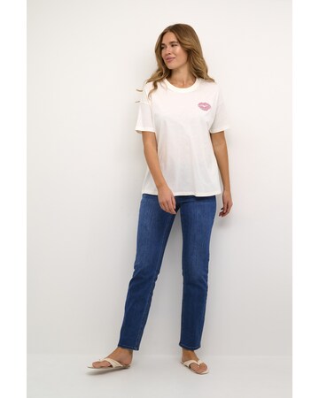 Kaffe T-Shirt 'Afie' in Weiß