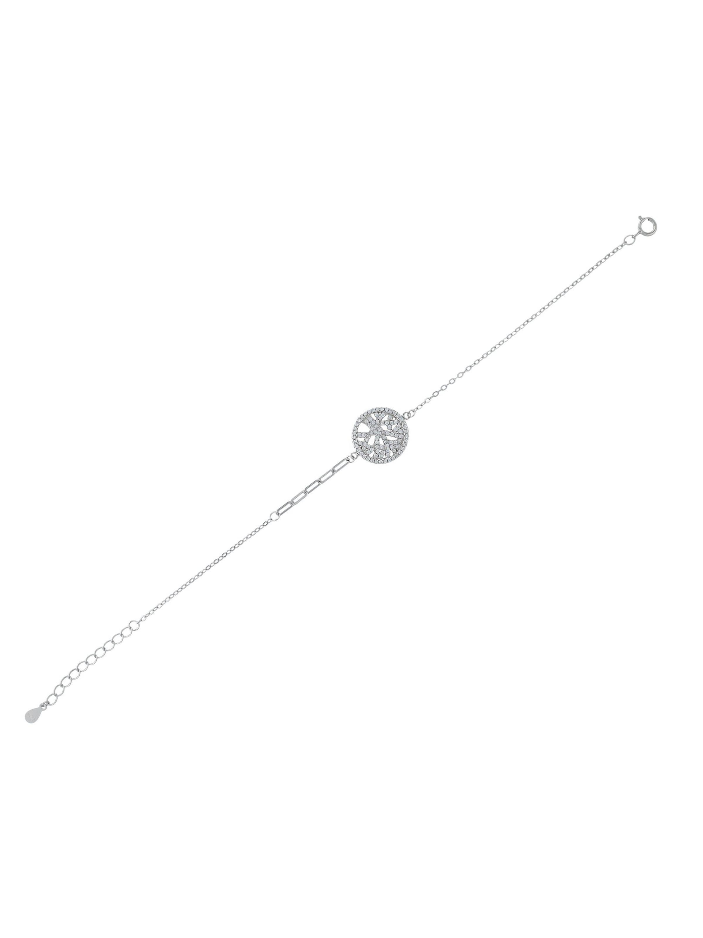 Akzent Bracelet 'Irie' in Silver