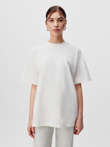 T-shirt 'Valentine' LeGer by Lena Gercke en blanc : devant