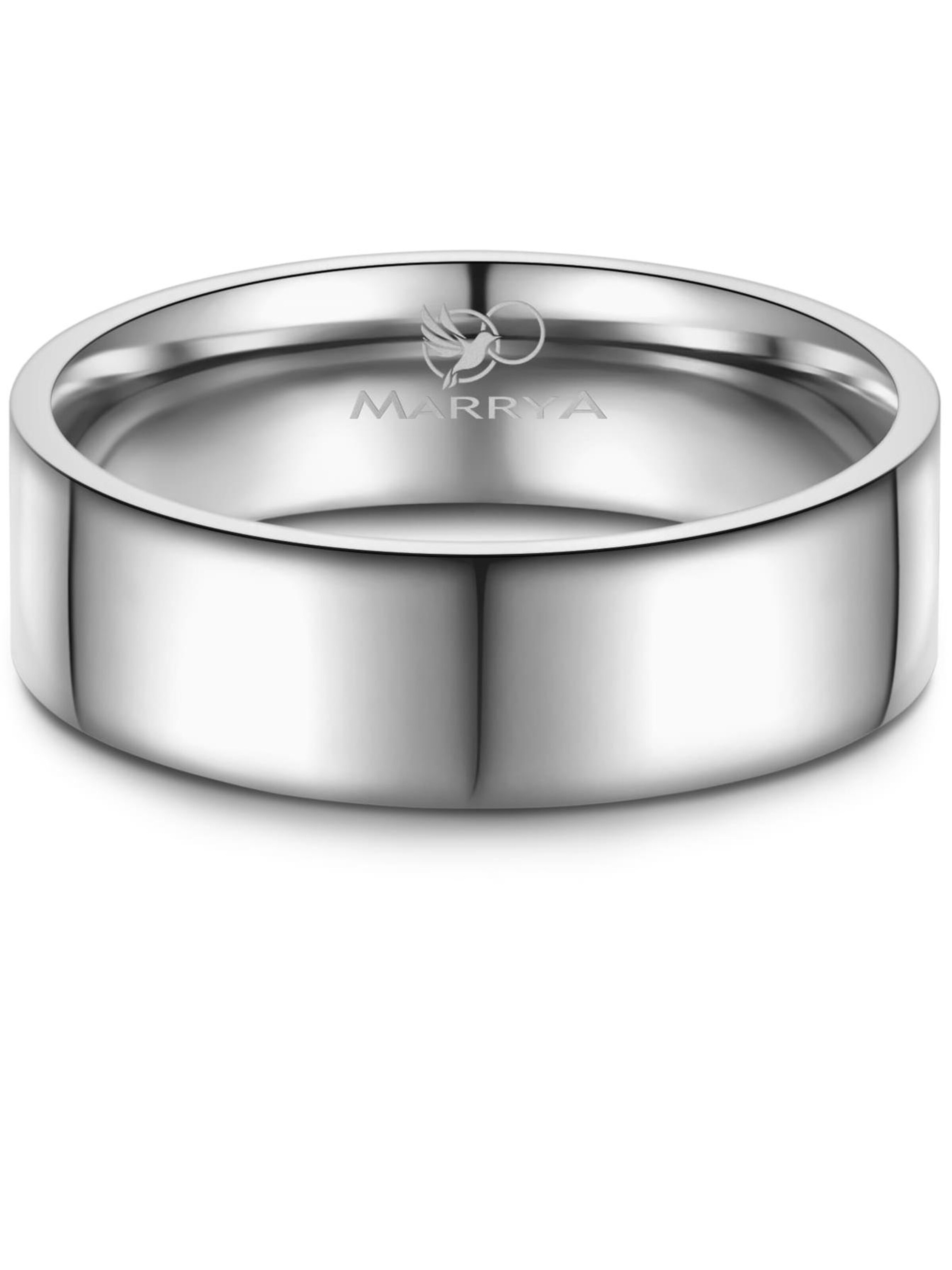 MARRYA Ring 'MARRYA TI-07 Ehering aus Titan' in Silver