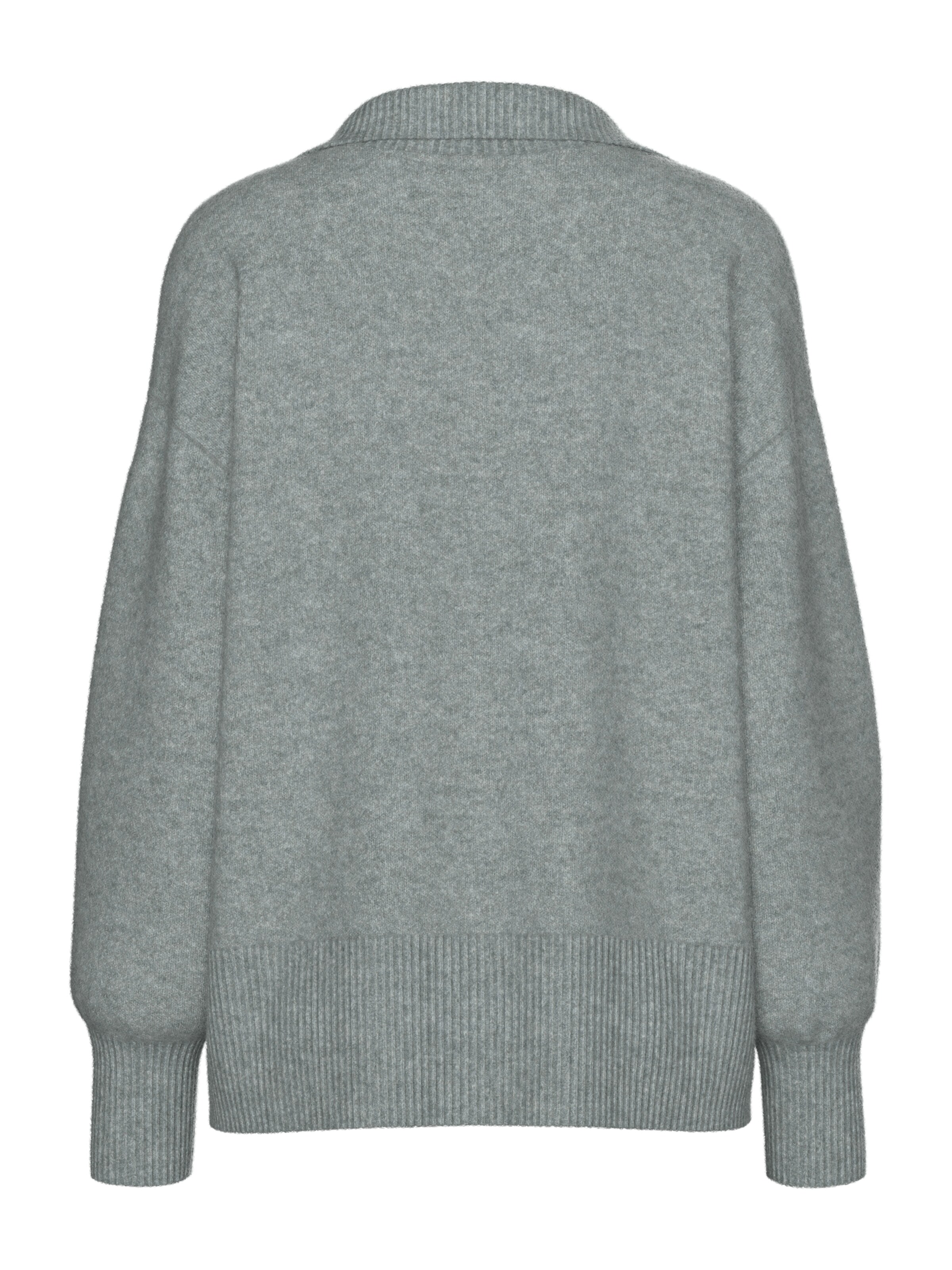 PIECES Sweater 'PCMALOU' in Grey