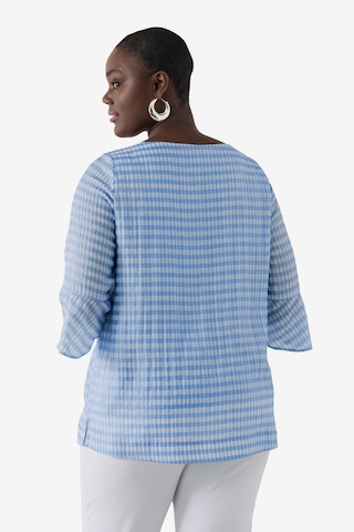 Ulla Popken Bluse in Blau