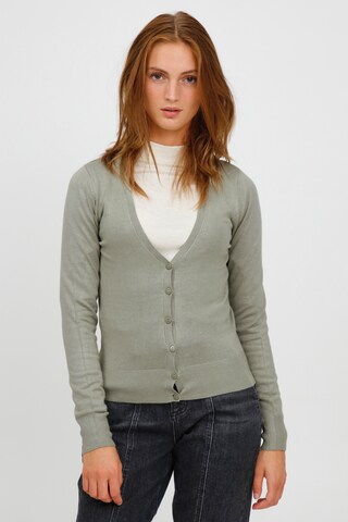 b.young Knit Cardigan 'BYPIMBA 4' in Green: front