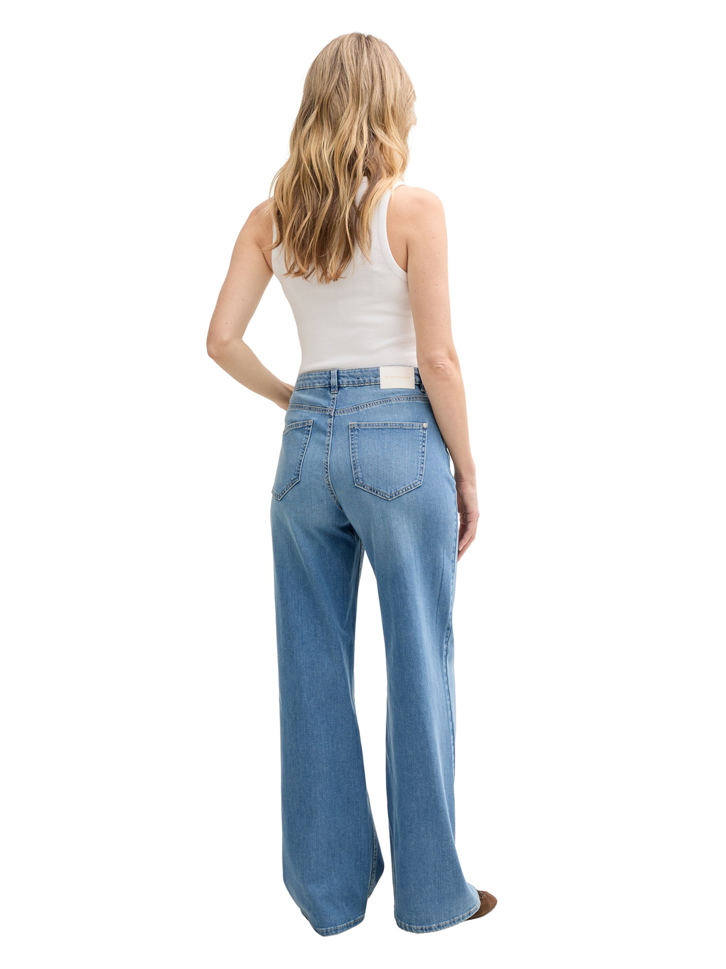 TOM TAILOR Bő szár Farmer - kék