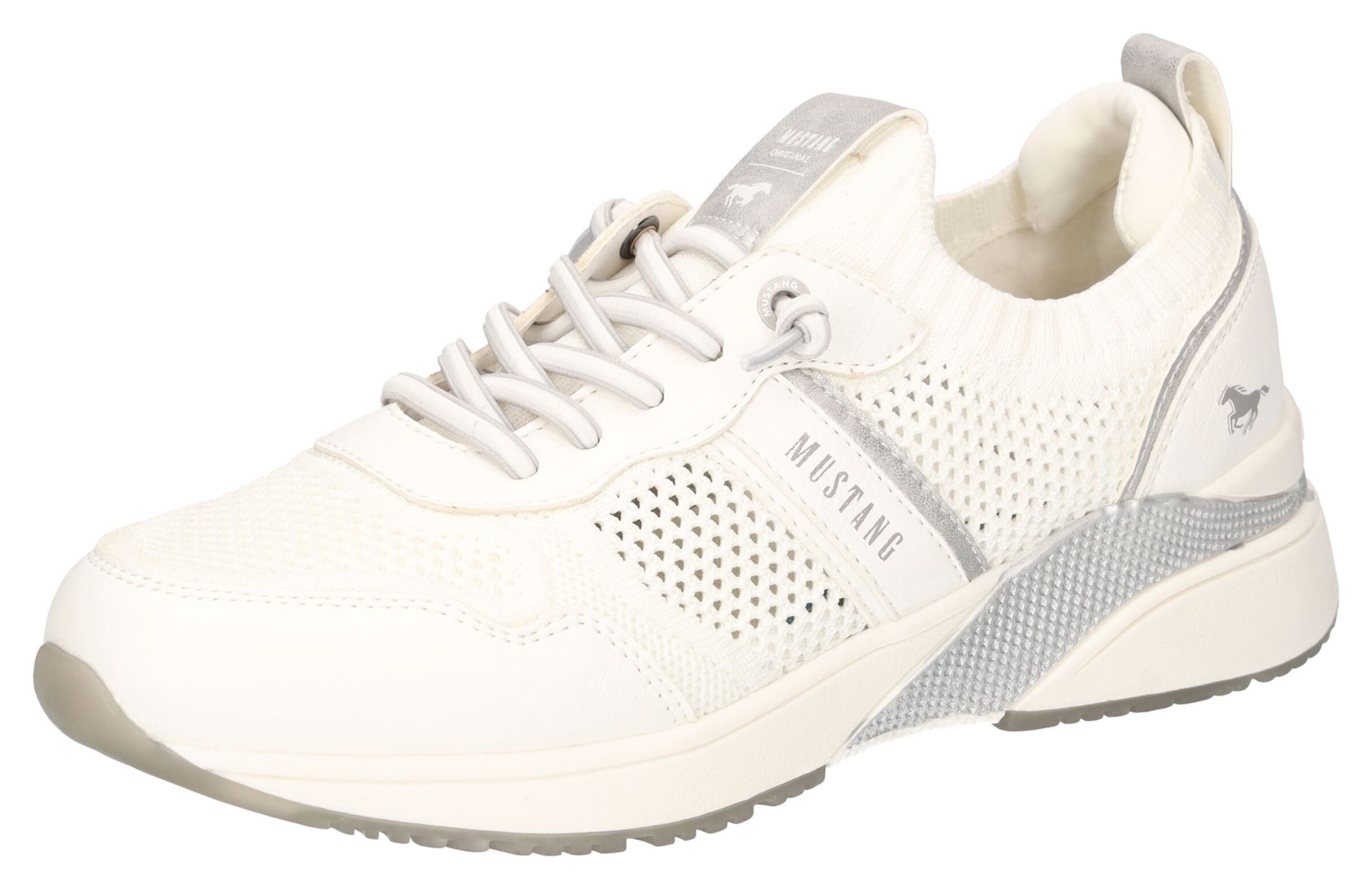 MUSTANG Sneaker in Weiß: Vorderseite