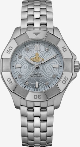 Vivienne Westwood Analoog horloge 'The Brompton' in Zilver: voorkant