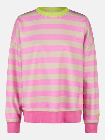 salzhaut Sweatshirt 'Dickedauer' in Pink: front