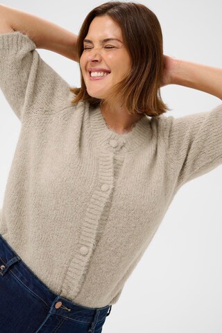 Cardigan KAFFE CURVE en beige