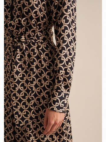 SEIDENSTICKER Blousejurk ' Schwarze Rose ' in Bruin