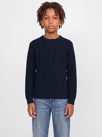 Jack & Jones Junior Sweater in Blue: front