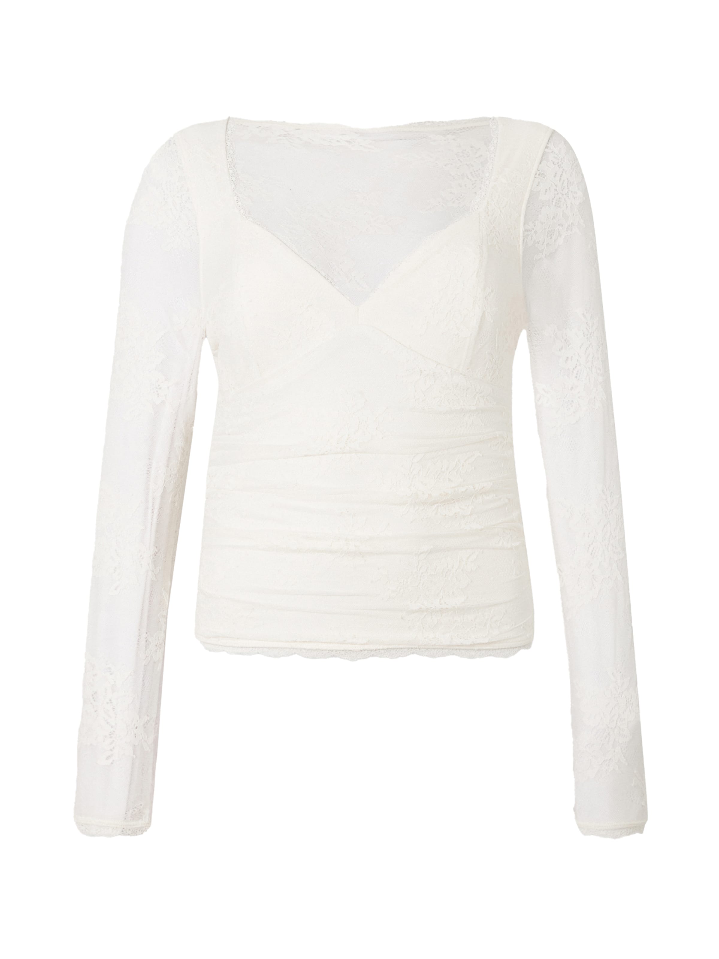 Abercrombie & Fitch Blus i beige: framsida