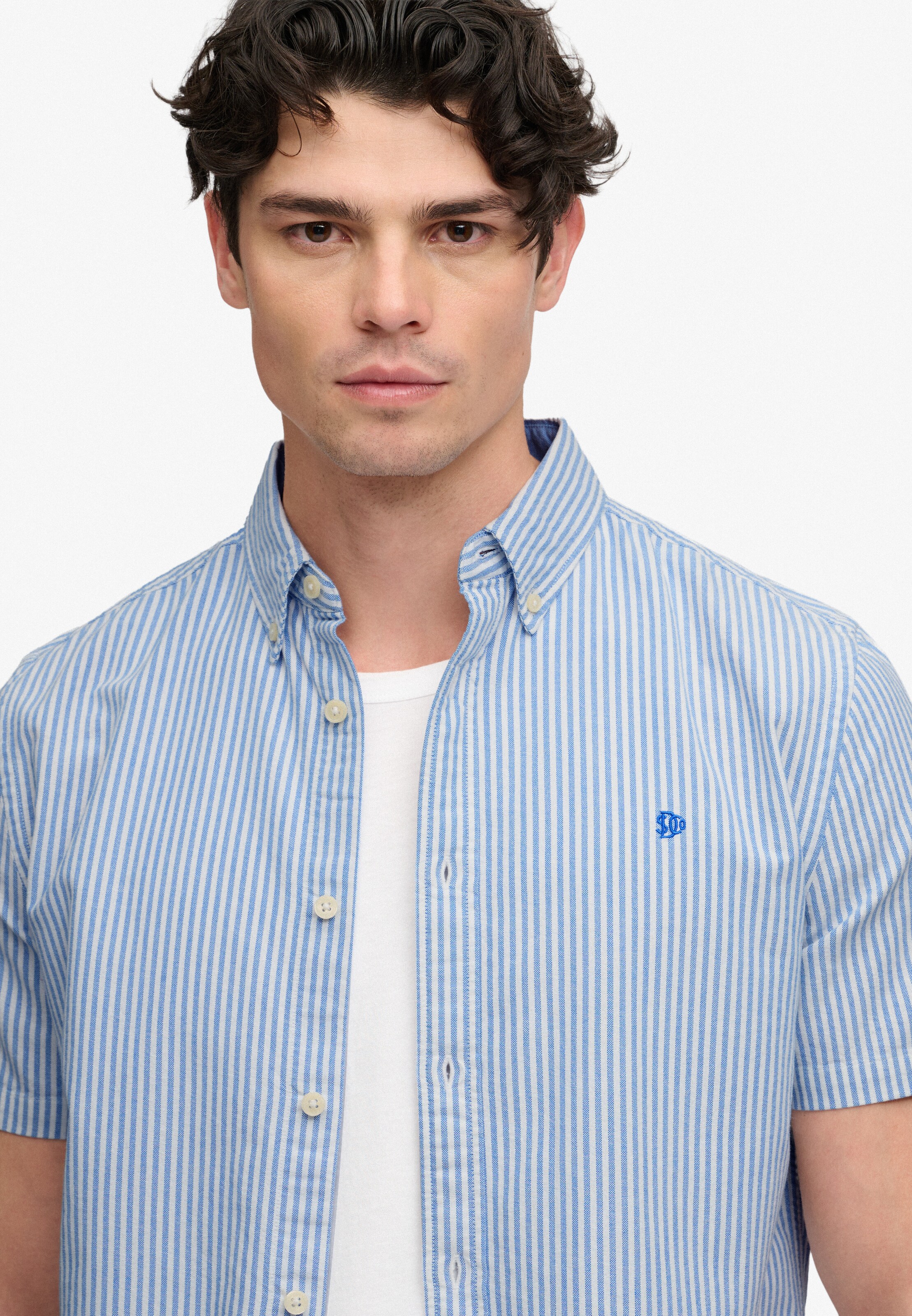 Superdry & Co Regular fit Overhemd in Blauw