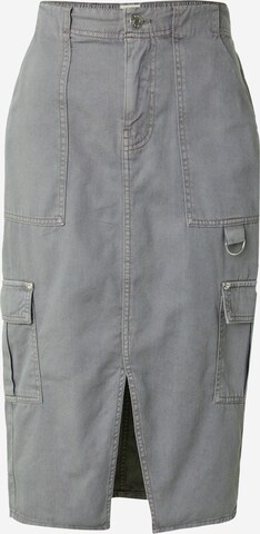 River Island - Falda en gris: frente