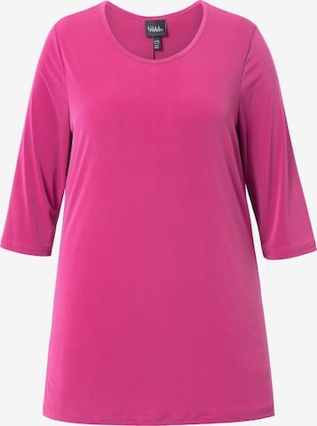 T-shirt Ulla Popken en rose : devant