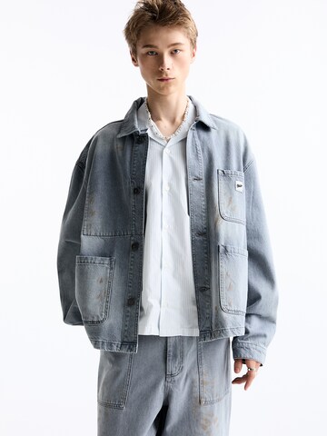 Pull&Bear Övergångsjacka i blå: framsida