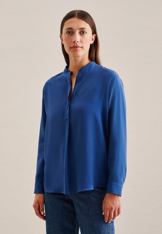 SEIDENSTICKER Blouse 'The Connecting Neutrals' in Blauw: voorkant