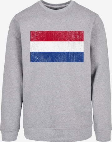 Sweat-shirt F4NT4STIC en gris : devant