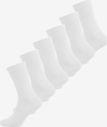 Chaussettes ' Baumwolle Aktiv Sport und Freizeit ' Nur Die en blanc : devant