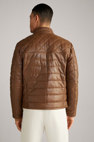 JOOP! Jeans Between-Season Jacket 'Nonji' in Brown