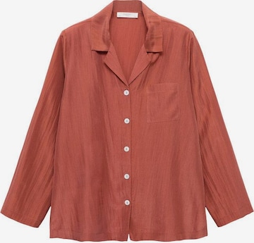 MANGO Schlafshirt 'Habo' in Orange: Vorderseite