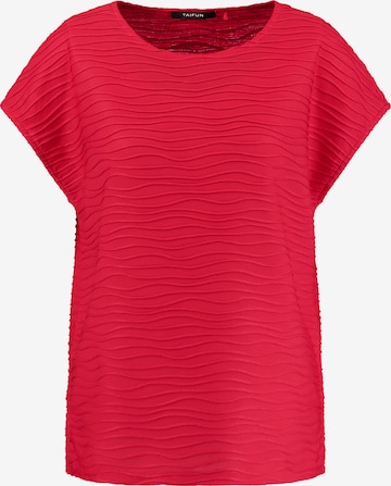 TAIFUN Shirt in Rood: voorkant