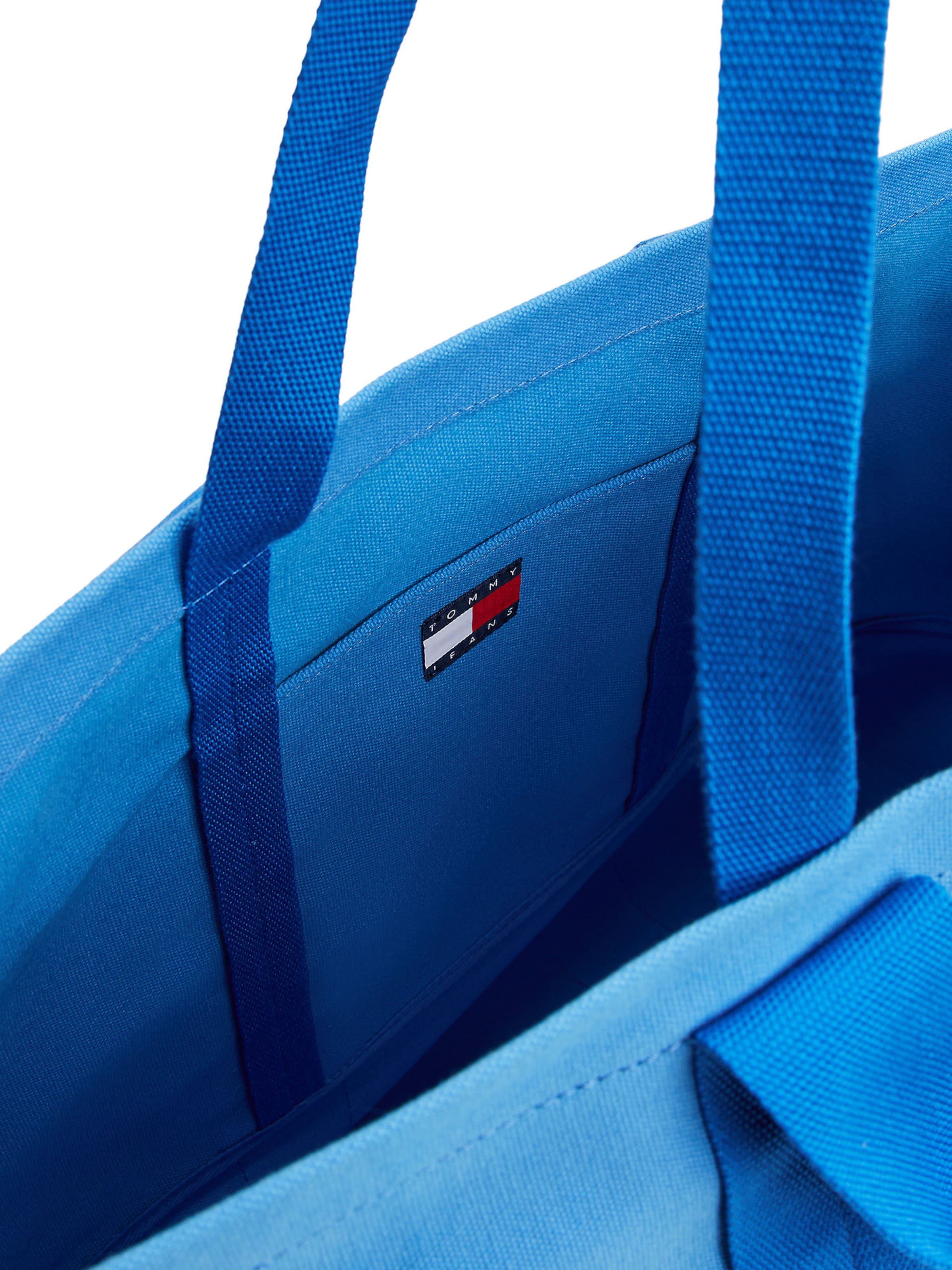 Tommy Jeans Nakupovalna torba | modra barva