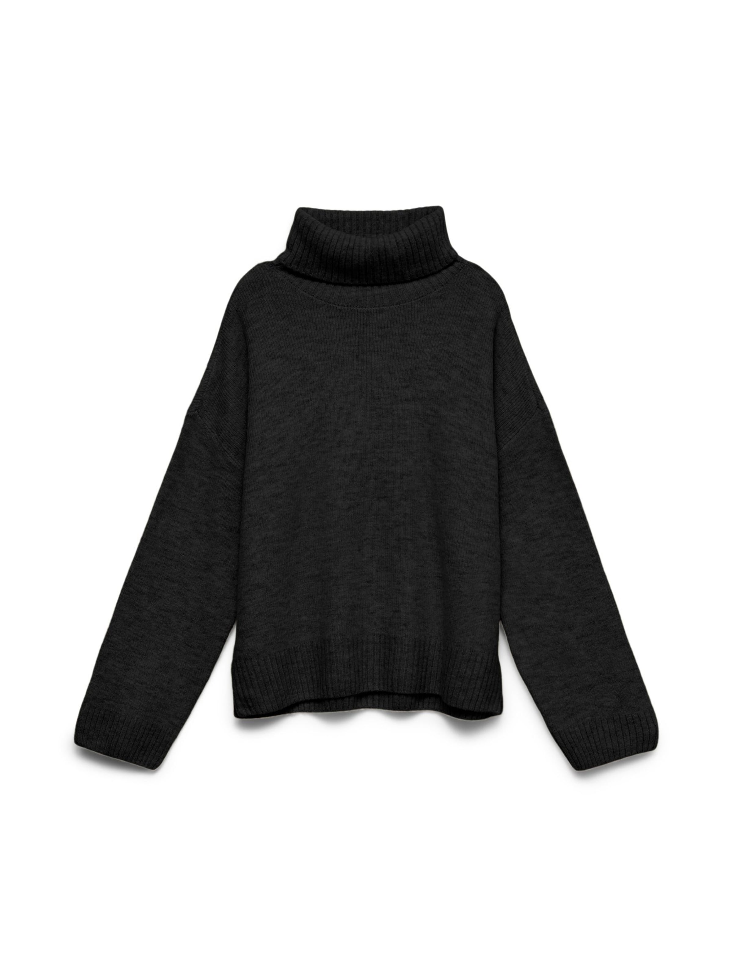 VERO MODA Pullover 'VMLefile' in Schwarz: Vorderseite